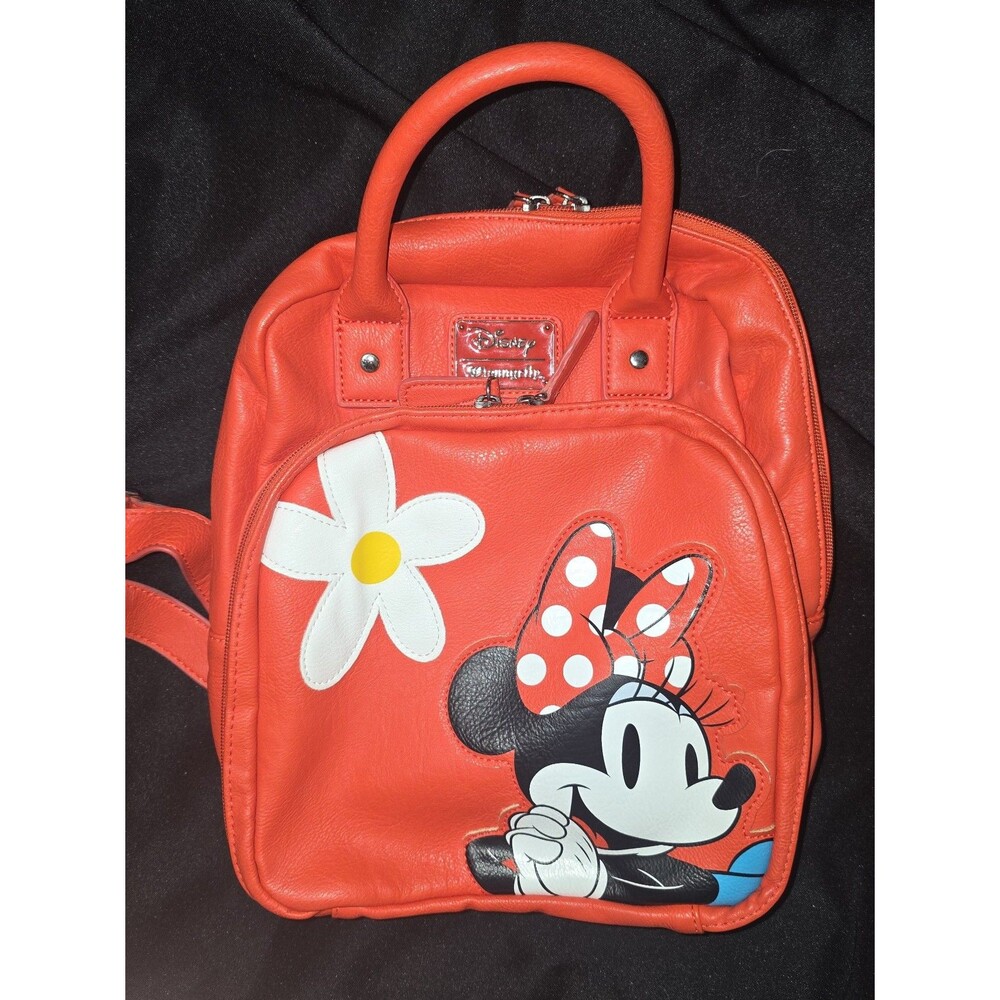 Like new Loungefly Disney Minnie mouse mini backpack purse bookbag bag tote!